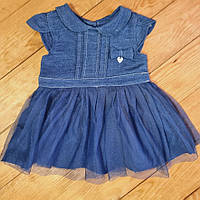 Плаття для дівчинки, зріст 68, колір синій