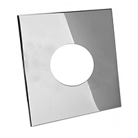 Нержавіючий лист 400х400 мм з отвором під 90° 0,5 мм Aisi 201 Stalar (51446)