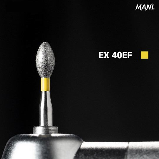 Діамантовий бір EX-40EF. "Сливка" (ISO 277/023), жовтий., фото 1