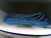 Шнур плетенный капроновый 10,2 мм (только бухта 100 м.п.) цветной, голубой