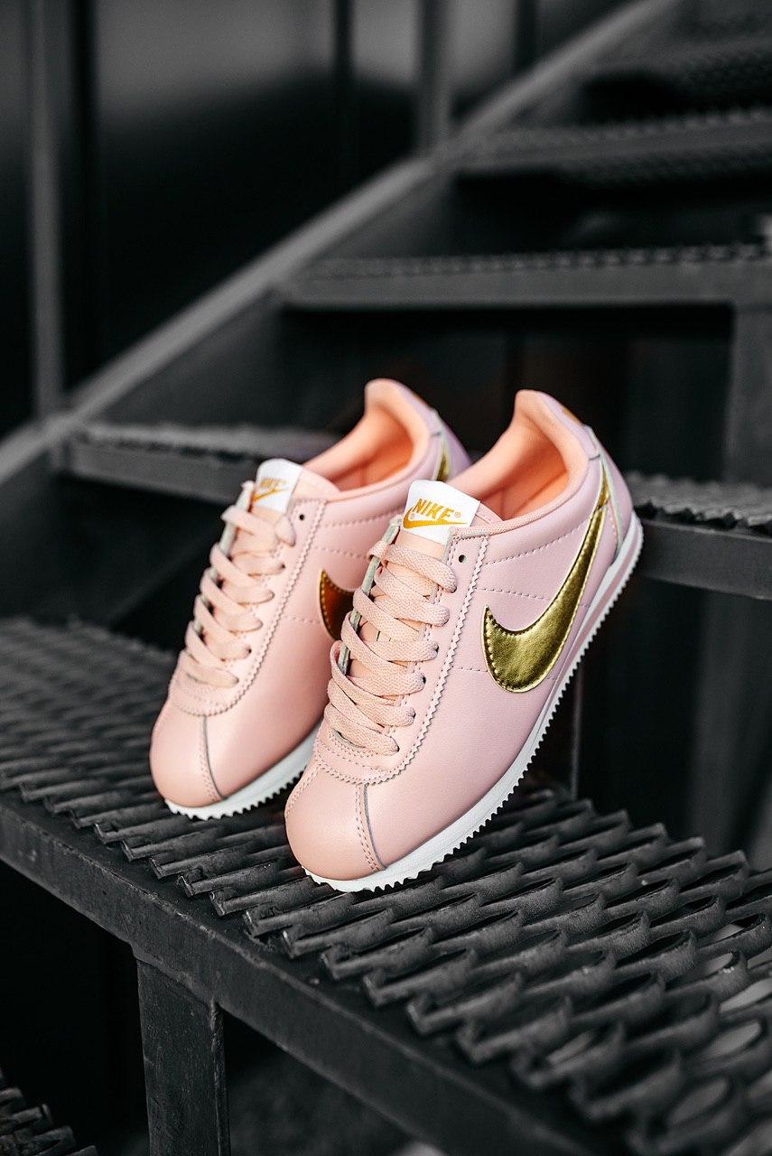 Nike Cortez Pink Gold 40 ID 1611321306