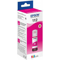 Контейнер с чернилами Epson 112, L11160, L15150, L15160, L6570, L6550, EcoTank, пурпурный пигмент (C13T06C34A)