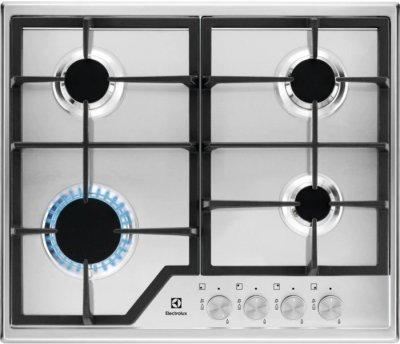 Варильна поверхня газова Electrolux EGS6426SX, фото 1