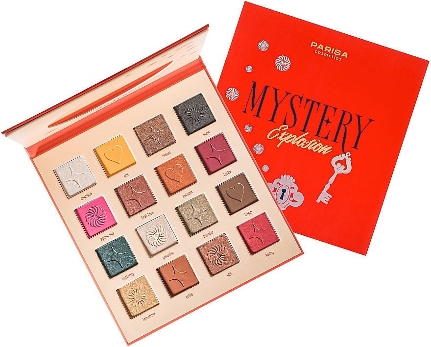 Паличка тіней для епохи Parisa Cosmetics Mystery Explosion, 16 відтінків