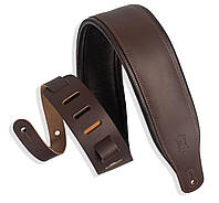 Гитарный ремень LEVY'S M26PD-DBR_DBR CLASSICS SERIES PADDED TWO-TONE GUITAR STRAP (DARK BROWN)