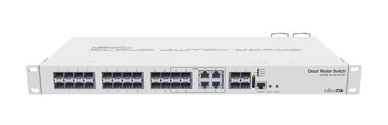 Комутатор MikroTik CRS328-4C-20S-4S+RM (4xCombo, 20xSFP, 4xSFP+, L3)