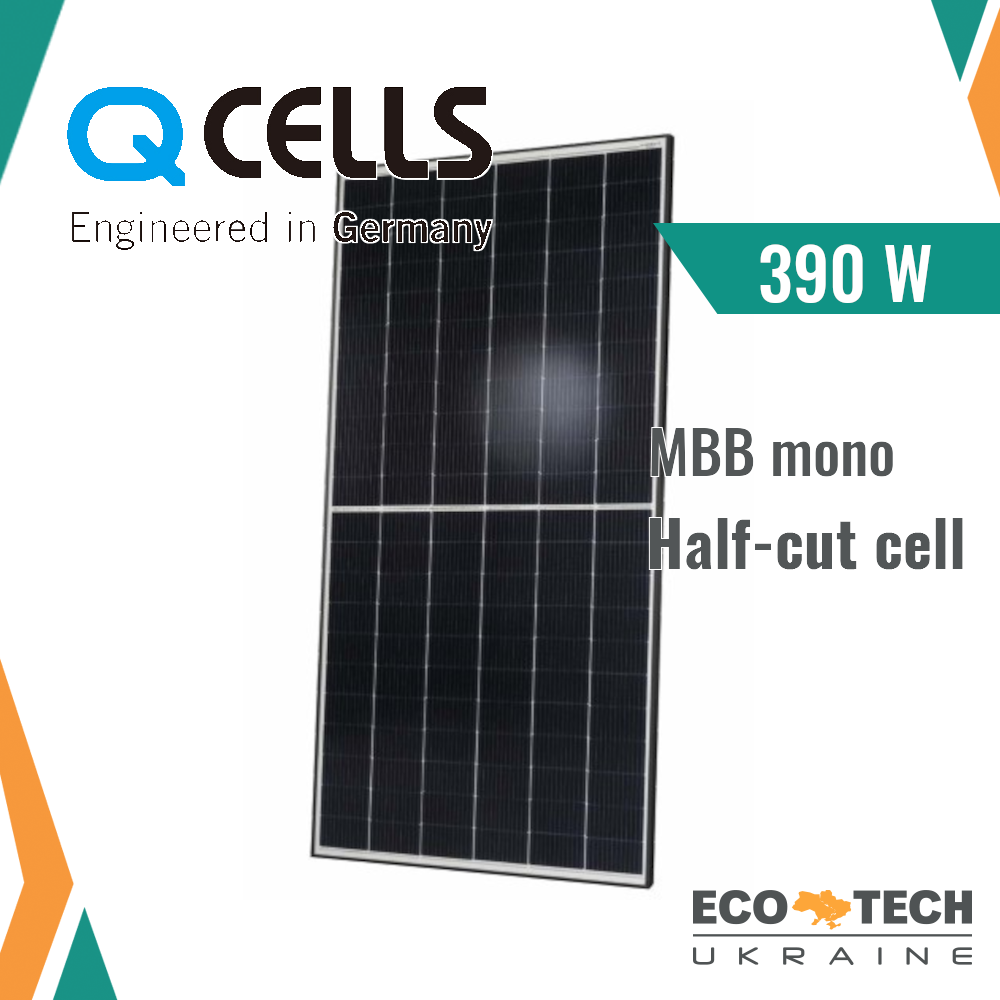 Сонячна панель Q Cell Q.PEAK DUO ML-G9.4 390W