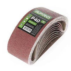 Стрічка шліфувальна нескінченна APRO P40 75?457мм (10 шт.)