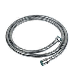 Шланг для душу 1/2" SS хромований розтяжний з підшипником 150-210 см AQUATICA XB-8153 (9792020)