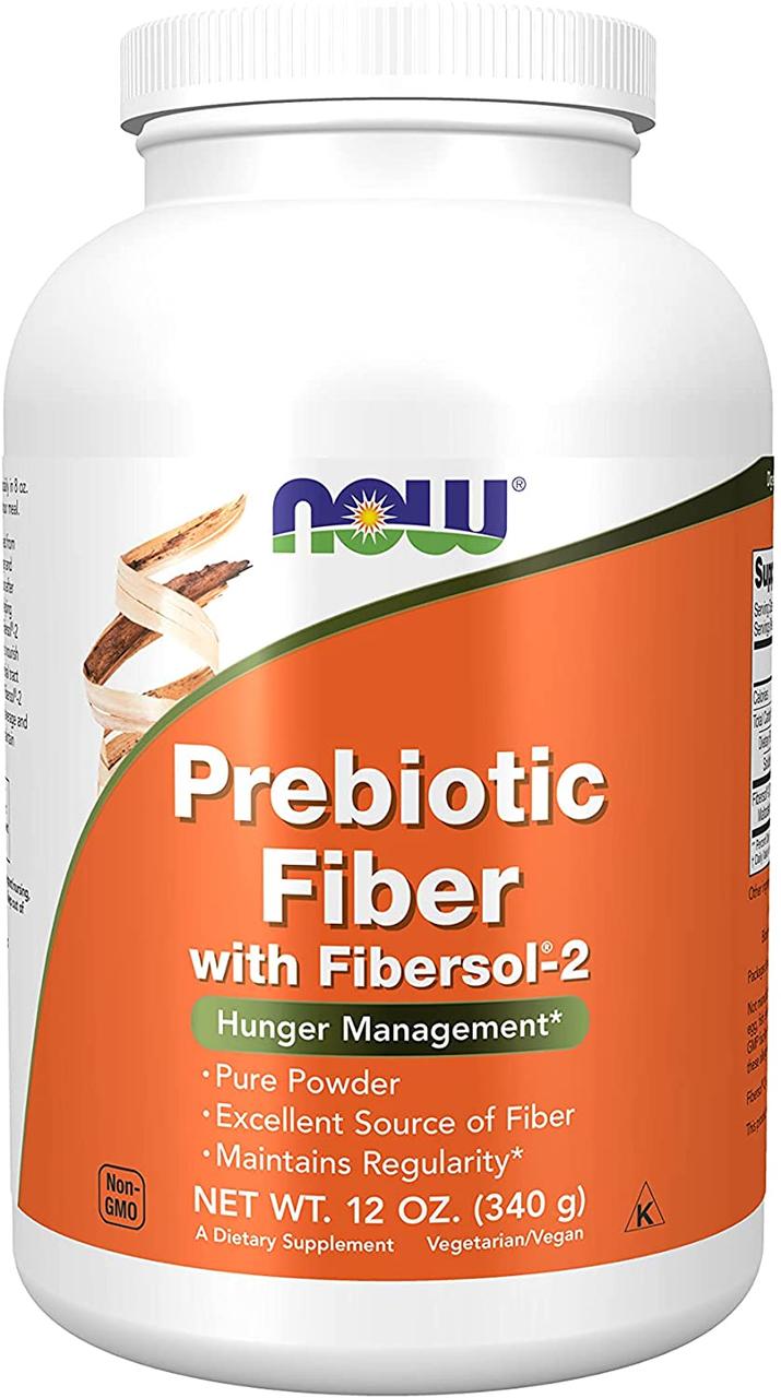 NOW Supplements, Prebiotic Fiber with Fibersol-2, derived from Non-GMO corn, Powder, 12-Ounce BX000