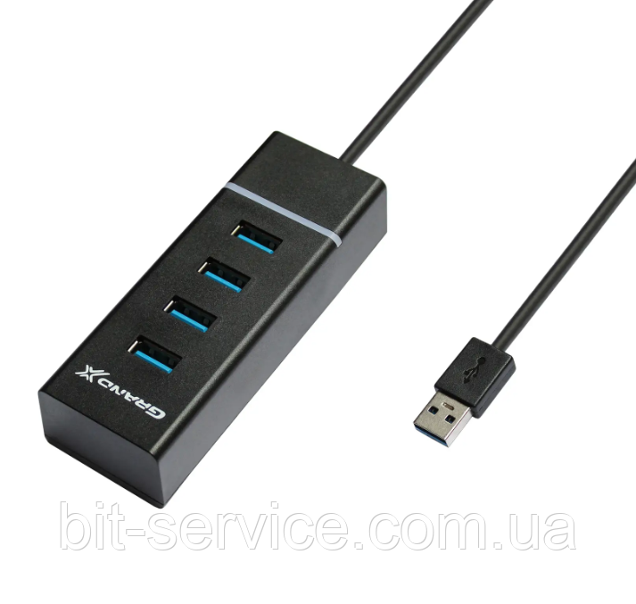 USB хаб Grand-X Travel 4 порта USB3.0 (GH-412)