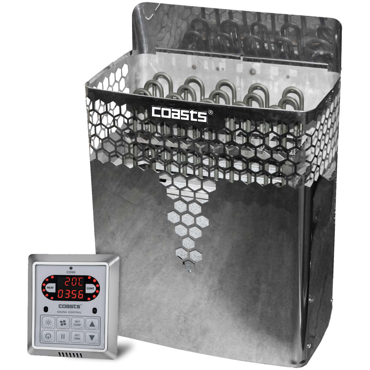 Електрокам'янка Coasts GB90 9 кВт з виносним пультом CON6, фото 1