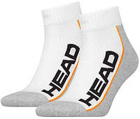 Носки Head Performance Quarter 39-42 2 пары white/gray