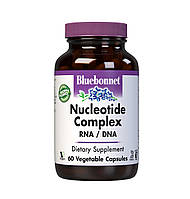 Bluebonnet Nutrition, комплекс нуклеотидов, РНК/ДНК, 60 капсул на растительной основе - Оригинал