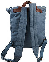 Рюкзак mebelime міський Retro-Ruscksack блакитний на 20л, фото 4