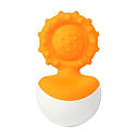 Прорізувач-неваляшка Fat Brain Toys dimpl wobl помаранчевий  (F2172ML), фото 2