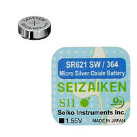 Батарейка SEIZAIKEN Silver Oxide V364/AG1/SR621SW