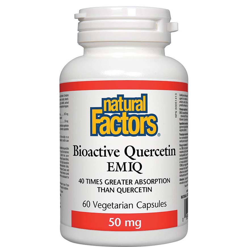 Natural Factors Bioactive Quercetin EMIQ 50 mg 60 капсул BX256