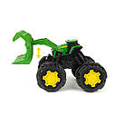 Іграшковий трактор John Deere Kids Monster Treads з ковшем і великими колесами (47327), фото 5