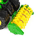 Іграшковий комбайн John Deere Kids Monster Treads з молотаркою і великими колесами (47329), фото 4