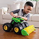 Іграшковий комбайн John Deere Kids Monster Treads з молотаркою і великими колесами (47329), фото 7