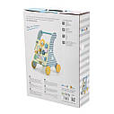 Дитячі ходунки-каталка Viga Toys PolarB з бізібордом (44028), фото 4