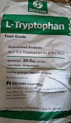 L-Tryptophan 98% Триптофан DAESANG (Півд.Корея)
