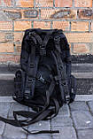 Рюкзак тактичний військовий ACCORD 36 літрів чорний, фото 3