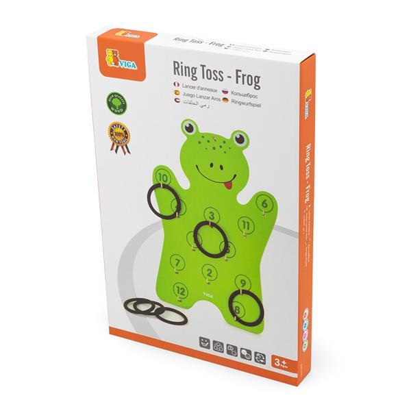 Ігровий набір Viga Toys Жабеня з кільцями (50661) - фото 1 - id-p1611391151