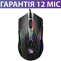 Ігрова миша Bloody P93s (Snake) чорна, дротова, геймерська мишка з RGB-підсвічуванням