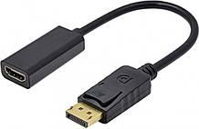 Адаптер STLab DisplayPort - HDMI Black (U-996)