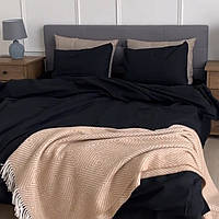 Комплект постільної білизни Односпальний чорний