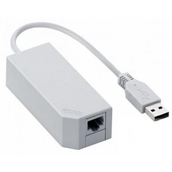 Контроллер USB 2.0 to Ethernet - Сетевой адаптер 10/100Mbps с проводом, White, Blister Q500