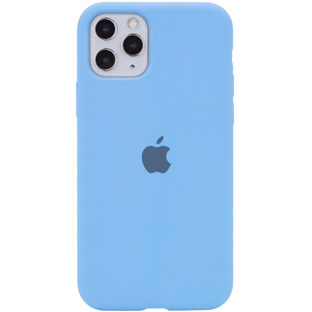 Силіконовий Чохол на iPhone 11 Pro 5.8" Silicone Case 100% Original Full Protective Голубий