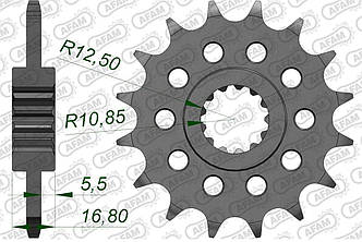 Зірка AFAM 520 Sprocket - Honda, 16z