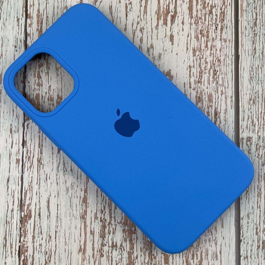 Силіконовий Чохол на iPhone 11 Pro 5.8" Silicone Case 100% Original Full Protective Светло-синий