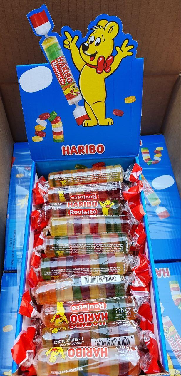Желейки-роли Haribo Roulette 25 г., фото 1
