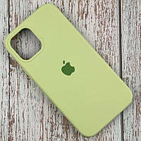 Силиконовый Чехол на iPhone 11 Pro 5.8" Silicone Case 100% Original Салатовый