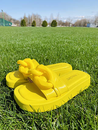 Шлепанцы с цепью Prima d'Arte B03 36 Желтые, фото 1