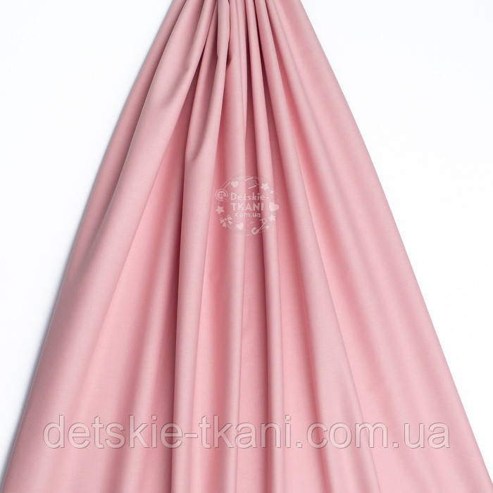 Поплін однотонний, колір димчастої троянди (№1359), фото 1