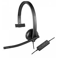 Гарнітура Logitech Mono Headset H570e Black USB (981-000571)