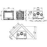 Камінна топка La Nordica Inserto 60 Ventilato, фото 4
