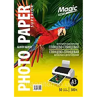 Фотопапір Magic А3 Глянсово-глянсовий 300г (50листів)
