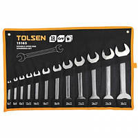 Набор комбинированных ключей Tolsen Tools из CrV стали в чехле 12 шт