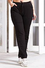 Жіночі спортивні штани чорні 5751