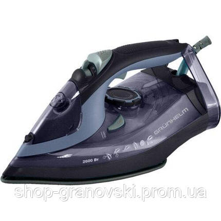Праска Grunhelm EI-9500-С 2600 Вт чорна, фото 2