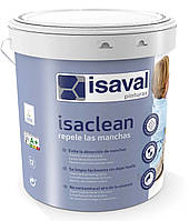 Краска интерьерная для стен Isaval Isaclean, банка 12 л