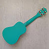 Укулеле сопрано 21" HM100-GB, бірюзовий + чохол, медіатор, фото 3