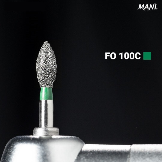 Діамантовий бір FO-100С. "Верш" (ISO 257/024), зелений.