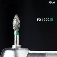 Діамантовий бір FO-100С. "Верш" (ISO 257/024), зелений.